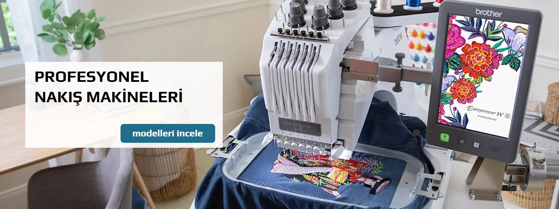 brother profesyonel nakış makinesi